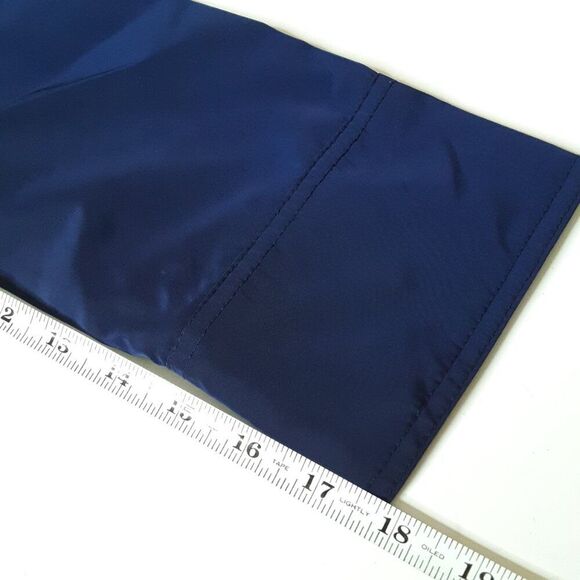 Michael Kors Women's Trench Coat size S Navy Blue Zip Front - Picture 6 of 15